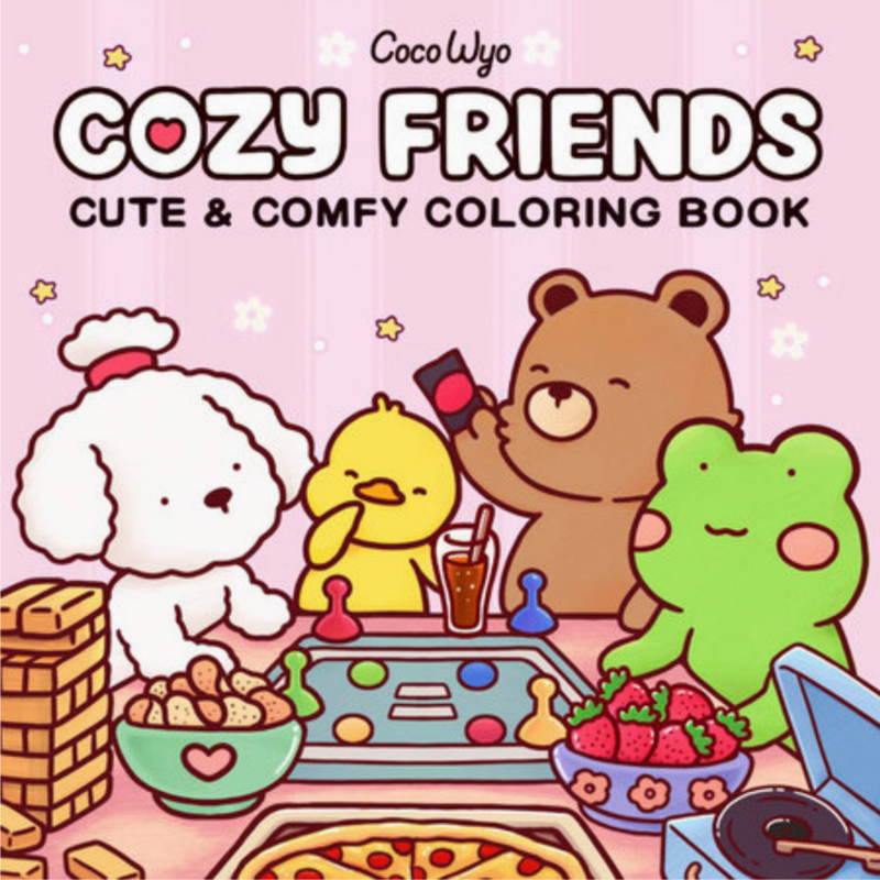 Cozy Friends Coloring Book