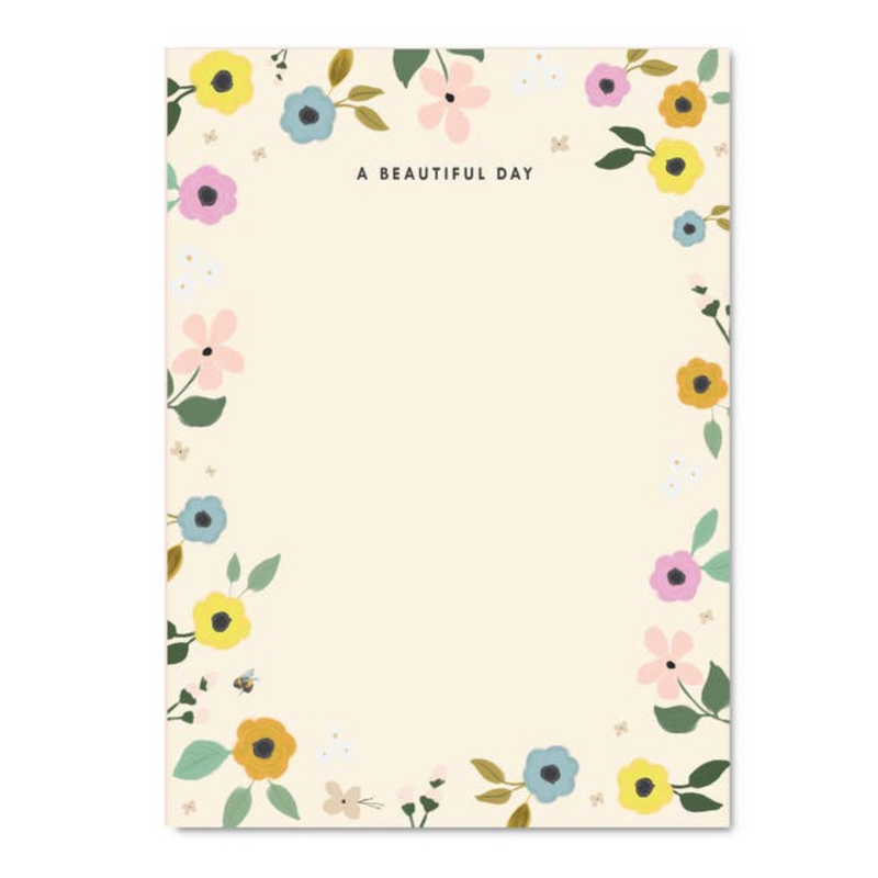 A Beautiful Day Notepad