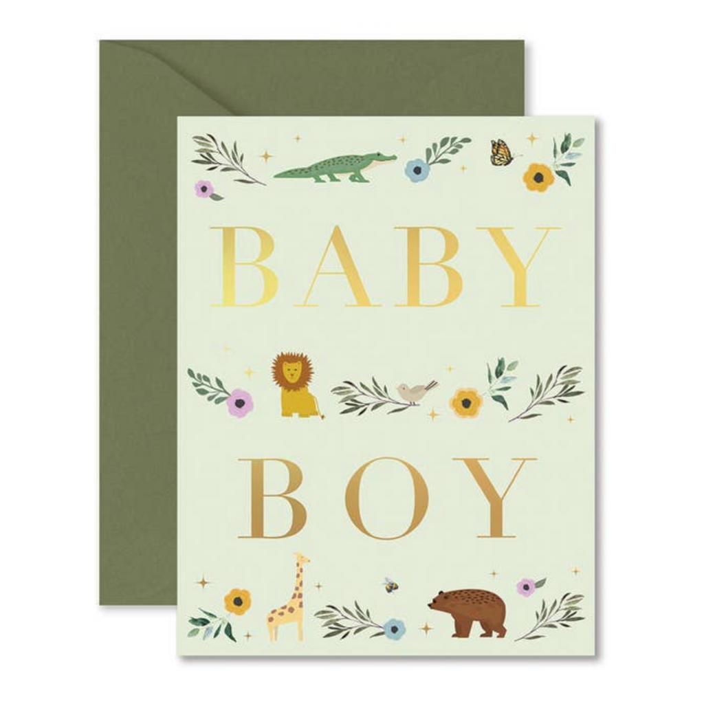 Baby Boy Storybook Greeting Card