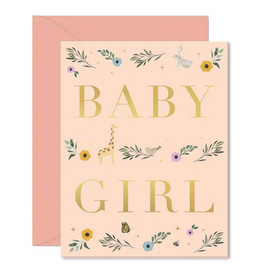 Baby Girl Storybook Greeting Card