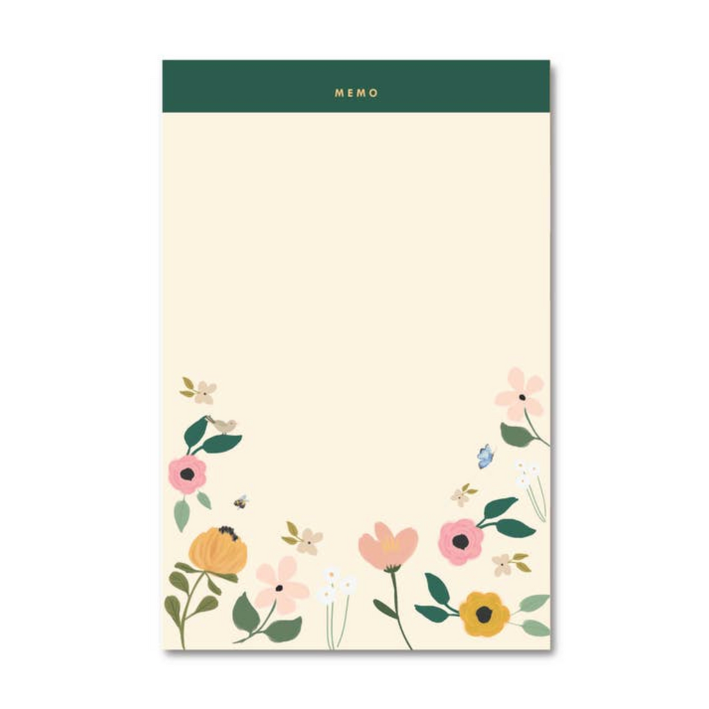 Floral Garden Memo Notepad