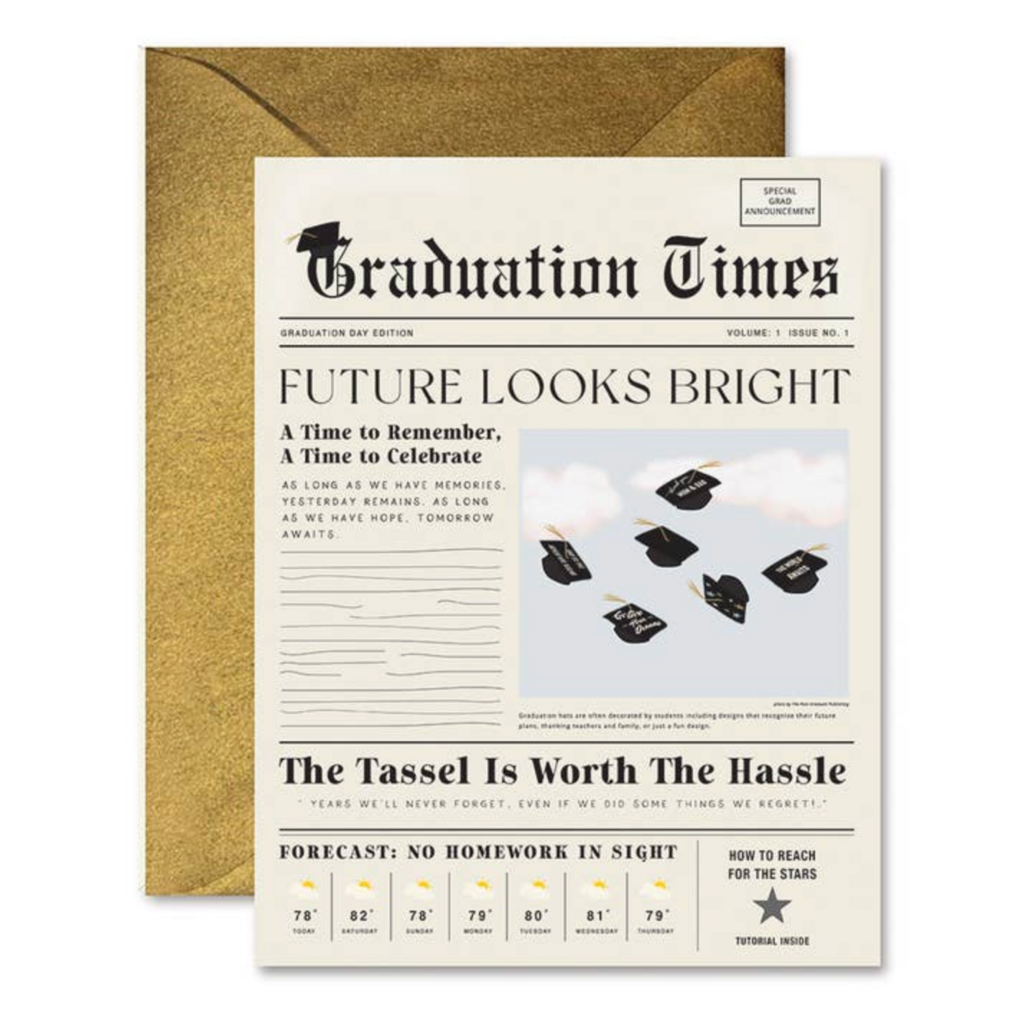 Graduation Times Greeting Card