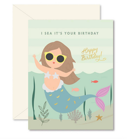 Mermaid Birthday Greeting Card