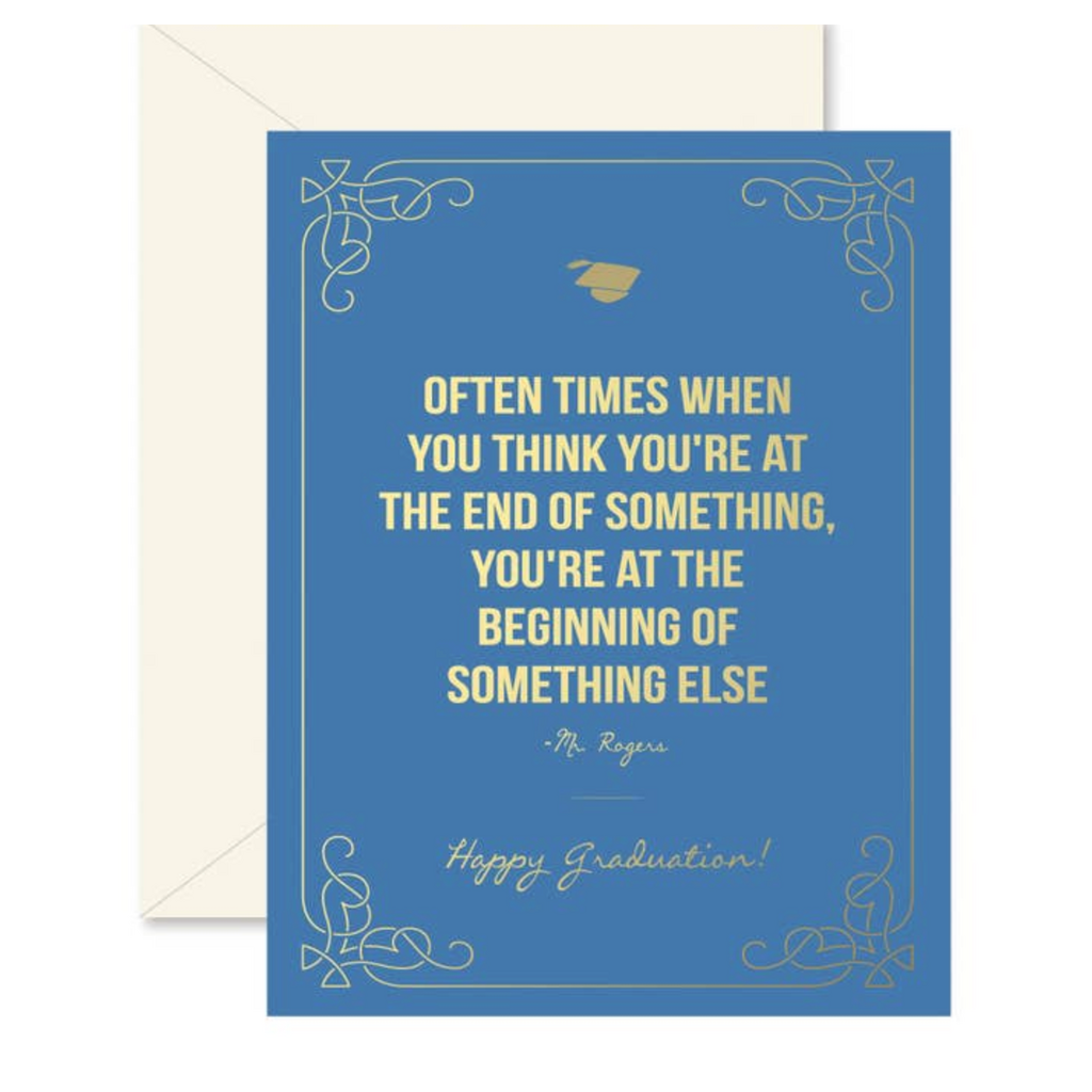 Mr. Rogers Graduation Greeting Card