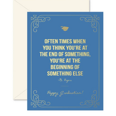 Mr. Rogers Graduation Greeting Card