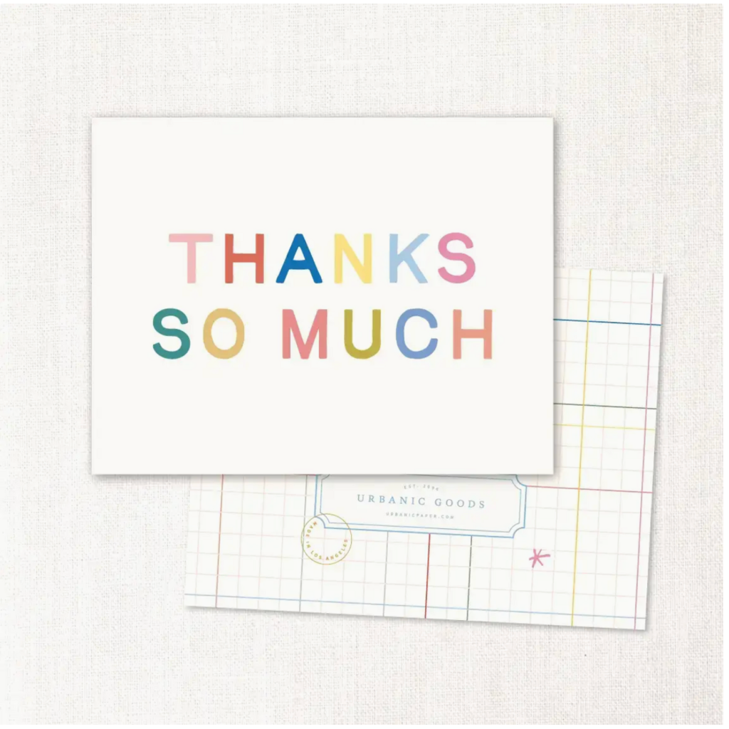 Box Set of 6: Thanks So Much Card