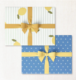 Lemons + Ocean Plus Double-Sided Wrap Sheet