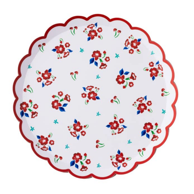 Betty Crocker™ X Bonjour Fete Vintage Floral Dessert Plates