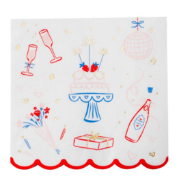 Celebration Icon Large Napkins