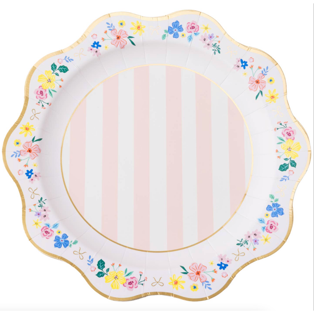 Multicolor Elegant Floral Dinner Plates