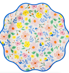 Muticolor Full Floral Pattern Dinner Plates