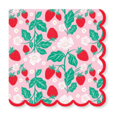 Sweet Strawberry Large Napkins