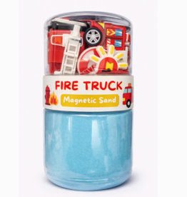 Fire Truck Sand Jar
