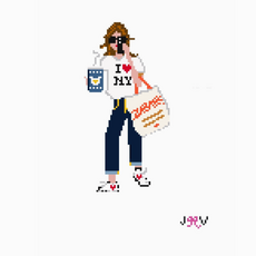 NYC Girl Needlepoint Canvas