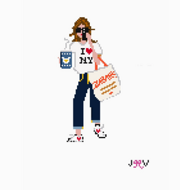 NYC Girl Needlepoint Canvas