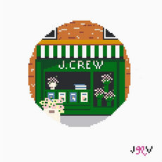 J.Crew Newsstand Needlepoint Canvas