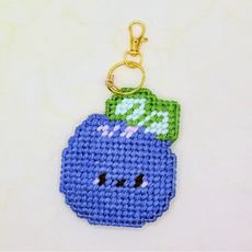 Fruit and Veggies Keychain Bag Charm Diy Canvas Kit - Cozyberry