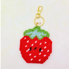 Fruit and Veggies Keychain Bag Charm Diy Canvas Kit - Cozystrawberry