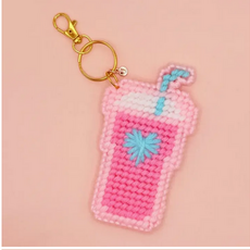 Mellorie Cafe Keychain Bag Charm Diy Canvas Kit - Heart Daydream