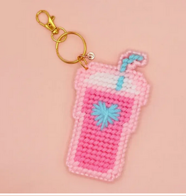 Mellorie Cafe Keychain Bag Charm Diy Canvas Kit - Heart Daydream