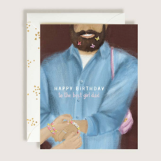 Girl Dad Happy Birthday Greeting Card