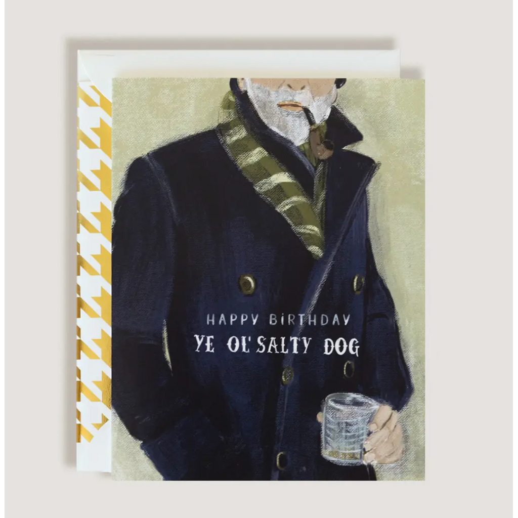 Happy Birthday Ye Ol' Salty Dog Greeting Card