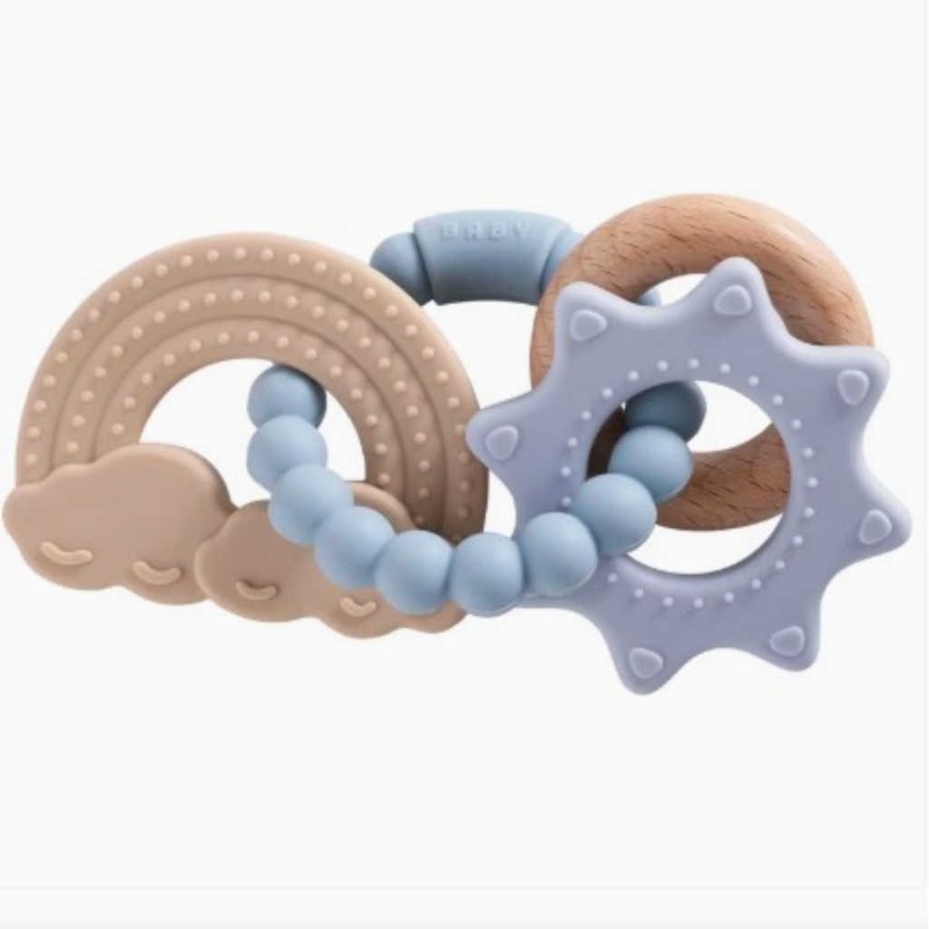 Catalina Rattle Teether - Baby Blue