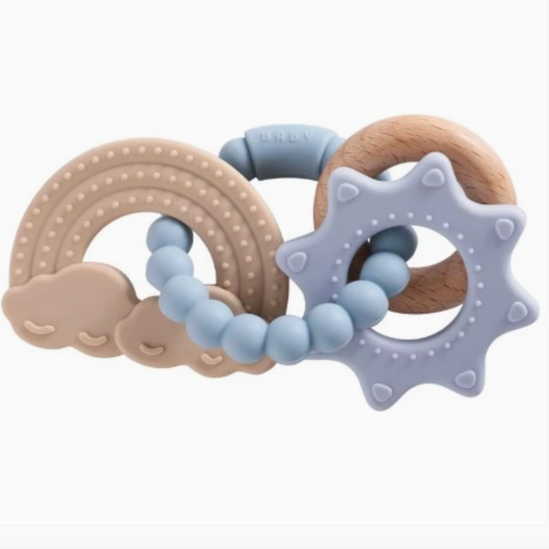 Catalina Rattle Teether - Baby Blue