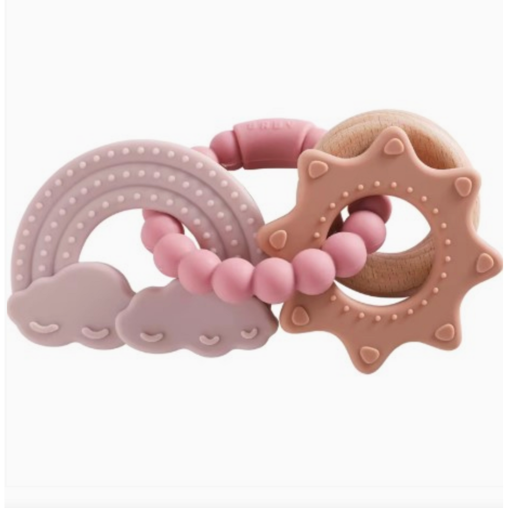 Catalina Rattle Teether - Misty Rose