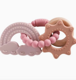 Catalina Rattle Teether - Misty Rose