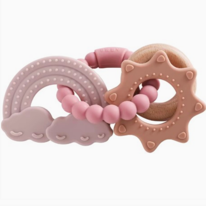 Catalina Rattle Teether - Misty Rose