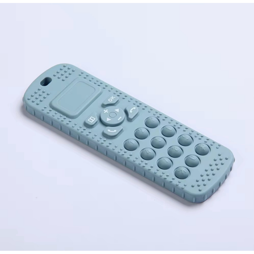 Telephone Silicone Pop-It Teether - Seafoam