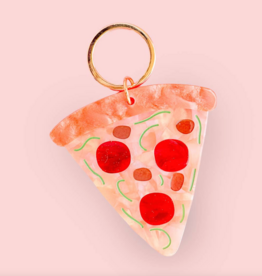 Slice Slice Baby Pizza Keychain & Bag Charm