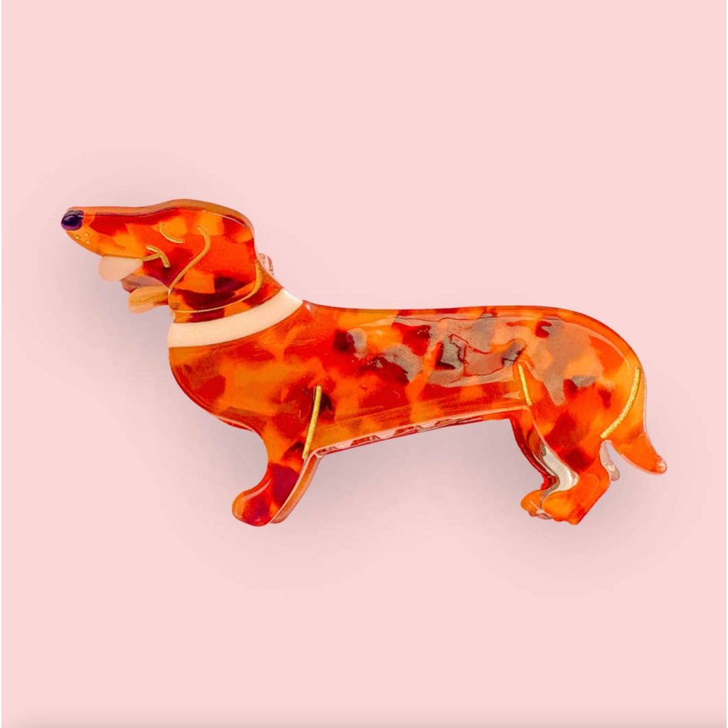 Weiner Dog Claw Clip