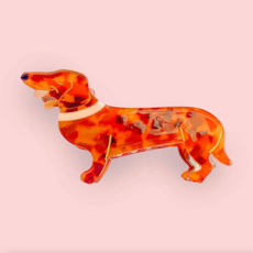 Weiner Dog Claw Clip
