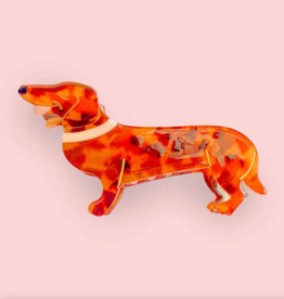 Weiner Dog Claw Clip