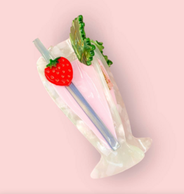 Strawberry Milkshake/Cocktail Claw Clip