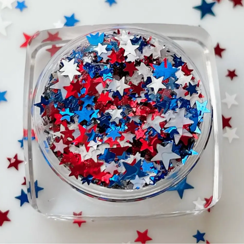 4th of July Star Body Glitter