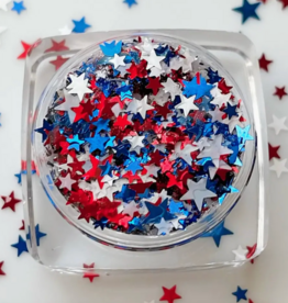 4th of July Star Body Glitter