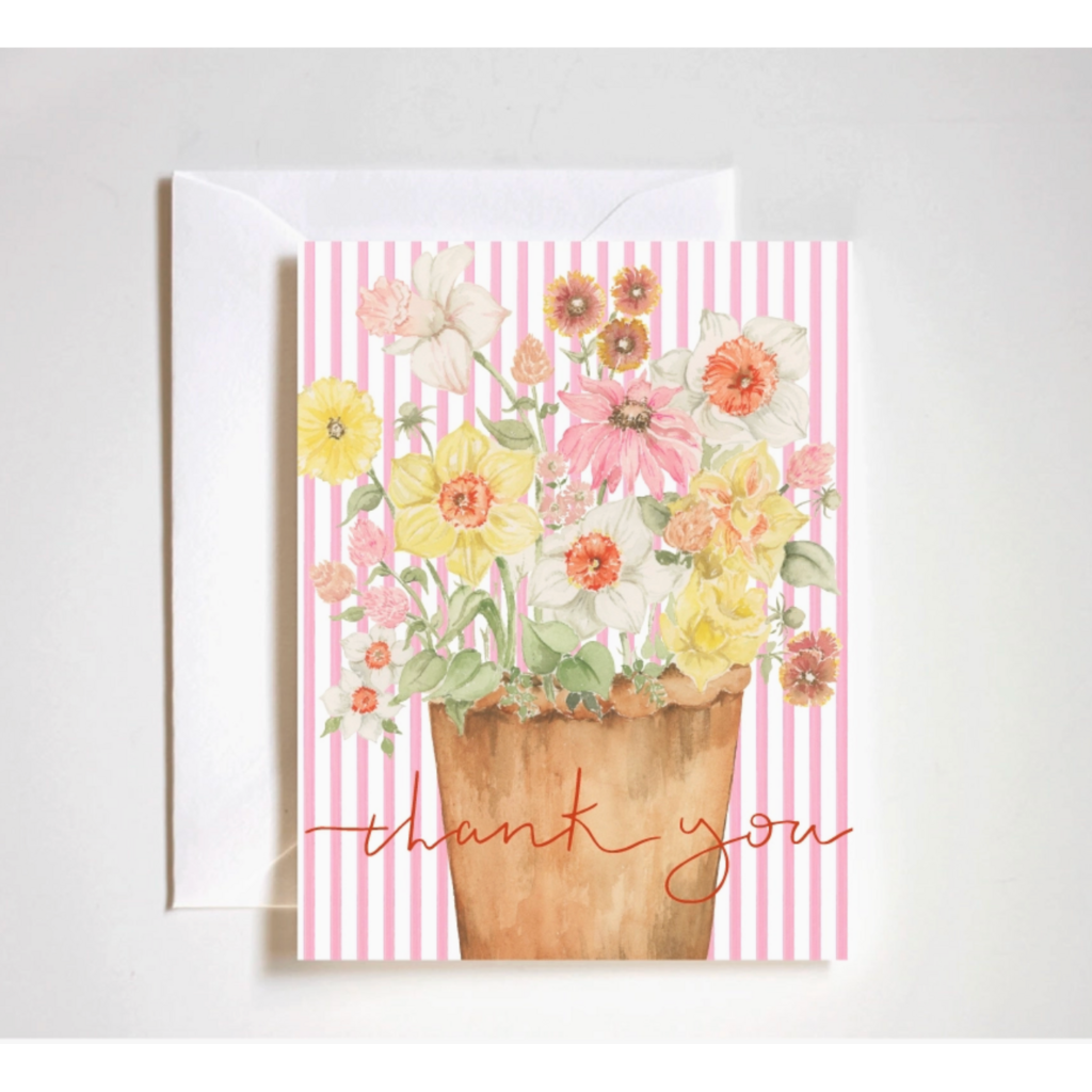 Thank You Flower Pot Card