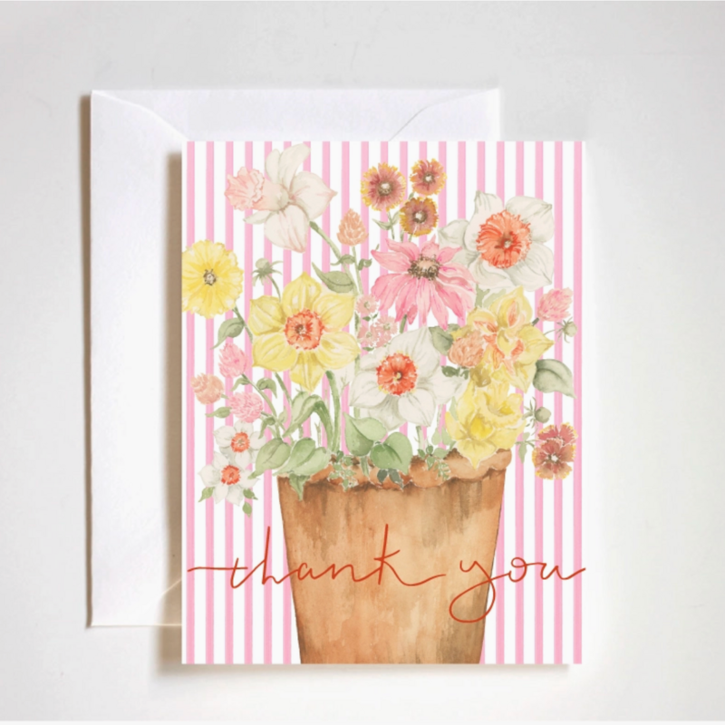 Thank You Flower Pot Card