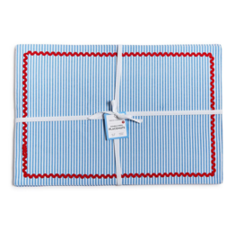Red, White, and Bloom Fabric Placemat - Set of 4