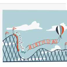 Birthday Roller-Coaster Greeting Card
