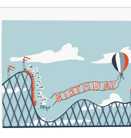 Birthday Roller-Coaster Greeting Card