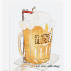 Blurry Celebration Greeting Card