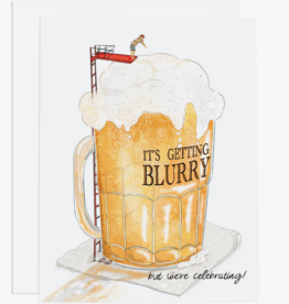 Blurry Celebration Greeting Card