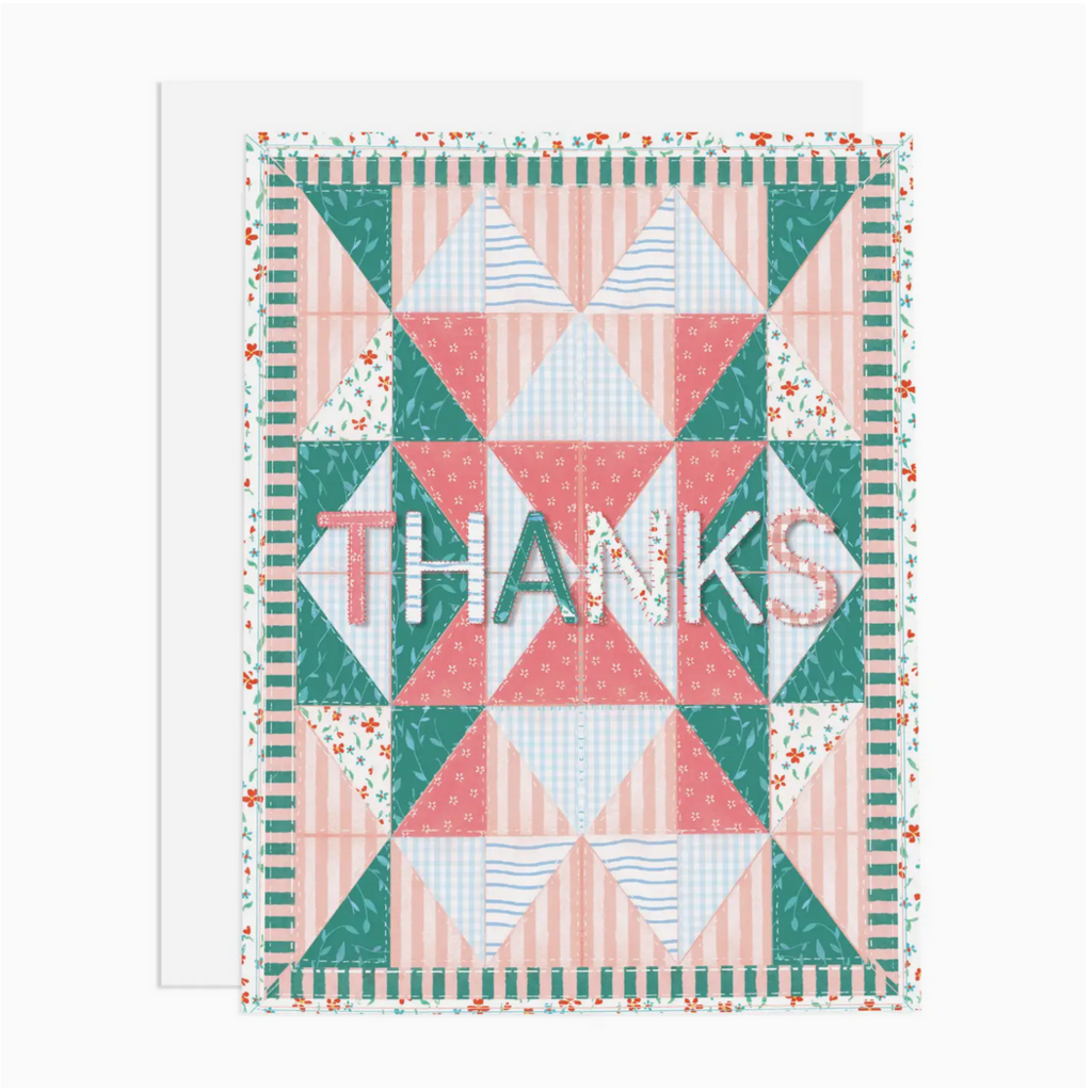 Thanks Quilt Greeting Card