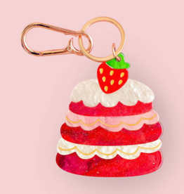 Strawberry Cake Keychain & Bag Charm