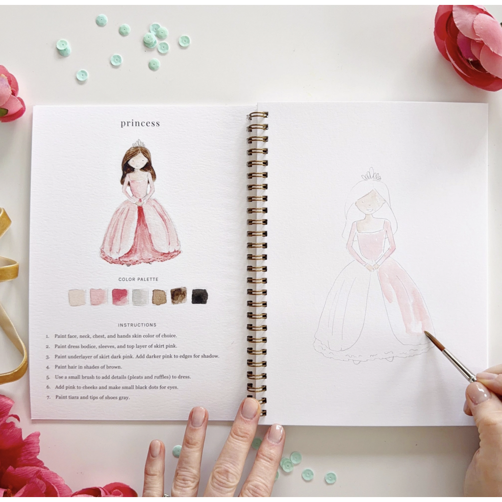 Fairytale Watercolor Workbook