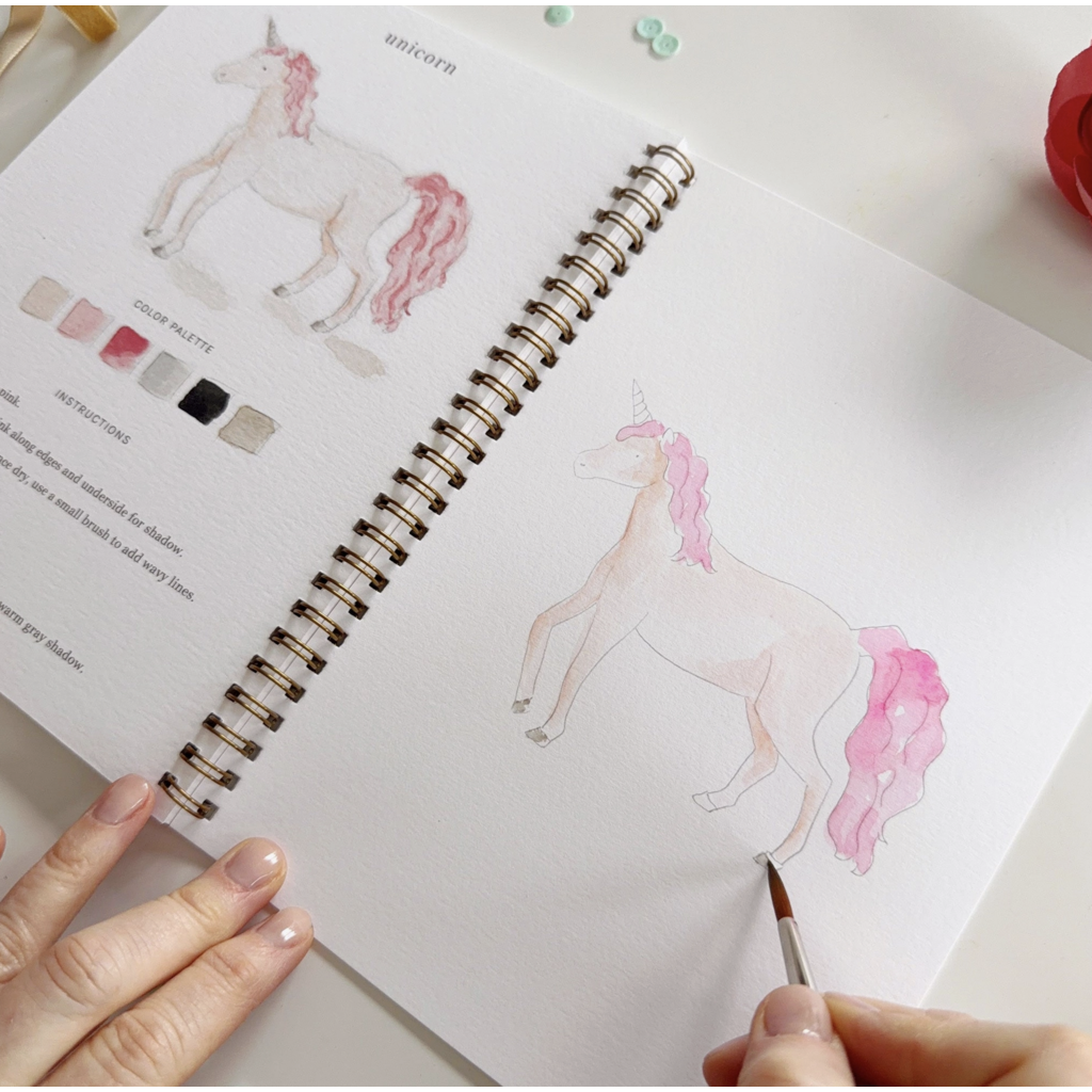 Fairytale Watercolor Workbook
